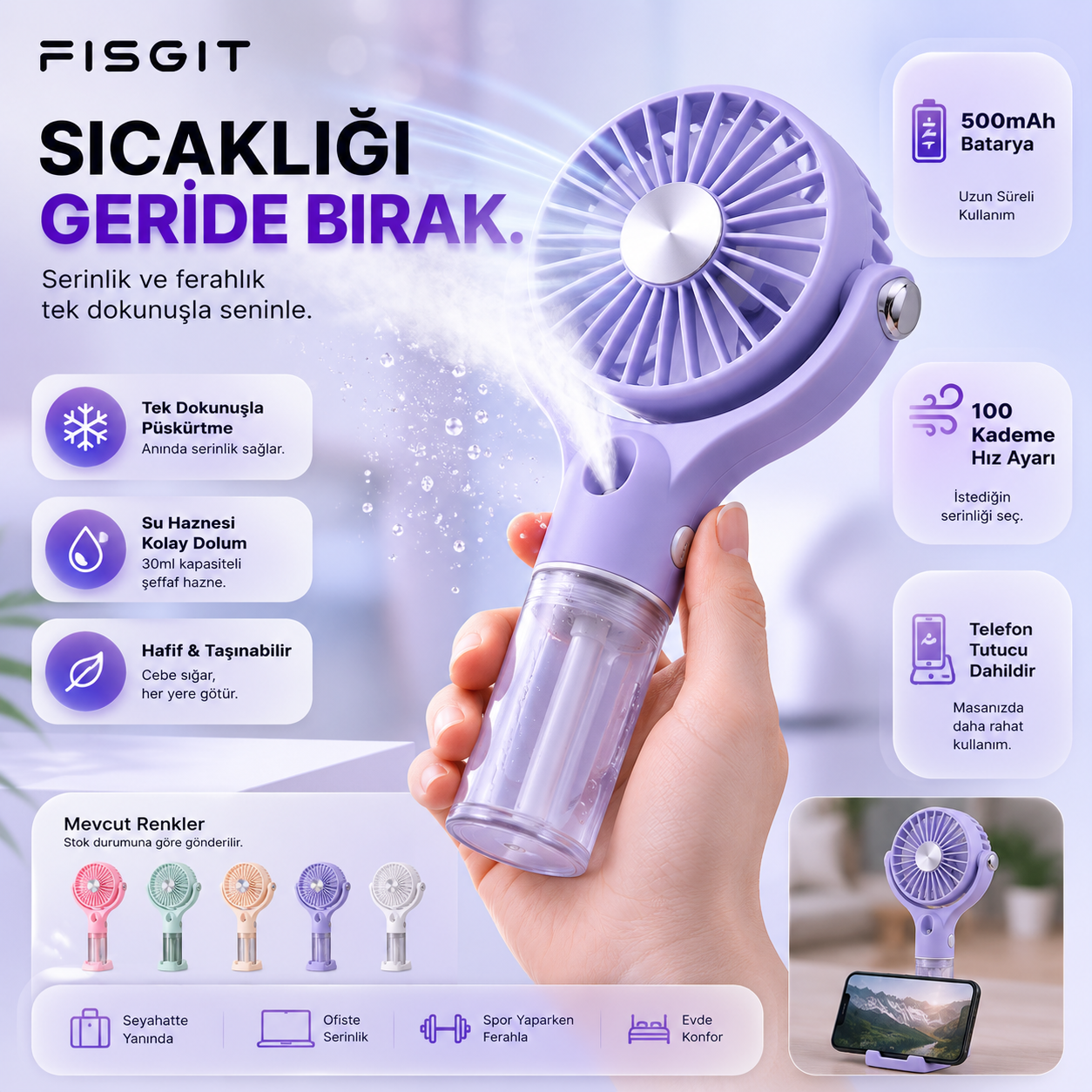 Spreyli USB Mini Fan
