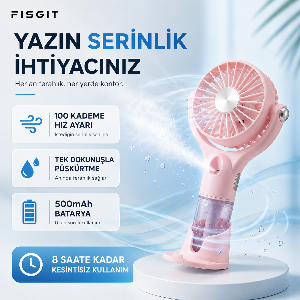 Spreyli USB Mini Fan
